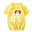 画像5: I love NY & cat print short sleeve T-shirt men and women  　I love NY＆キャットプリント半袖Tシャツ　 ユニセックス 男女兼用 (5)