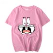 画像9: Bugs Bunny face round neck  t shirt men and women  バッグス・バニー バックスバニー半袖Tシャツ ユニセックス 男女兼用 ルーニー・テューンズ (9)