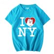 画像8: I love NY & cat print short sleeve T-shirt men and women  　I love NY＆キャットプリント半袖Tシャツ　 ユニセックス 男女兼用 (8)