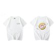 画像14:  Saturn planet donut print T-shirt　  サターン土星プリント半袖Tシャツ ユニセックス 男女兼用 (14)