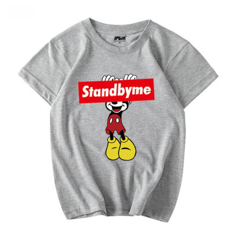 画像3: Red Box Logo Mickey Mouse T-shirt　　レッドボックスロゴミッキーマウス半袖Tシャツ ユニセックス 男女兼用 (3)