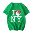 画像6: I love NY & cat print short sleeve T-shirt men and women  　I love NY＆キャットプリント半袖Tシャツ　 ユニセックス 男女兼用 (6)