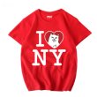 画像7: I love NY & cat print short sleeve T-shirt men and women  　I love NY＆キャットプリント半袖Tシャツ　 ユニセックス 男女兼用 (7)
