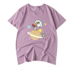 画像7: Snoopy & Woodstock Print T-shirt　ユニセックス 男女兼用 スヌーピー＆ウッドストックプリントTシャツ (7)