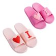 画像6: Women and men I LOVE& LOVE U logo couple shower sandals flip-flops slippers　 ハート付きシャワーサンダル　フリップフロップ　男女兼用 (6)