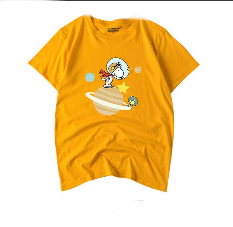 画像6: Snoopy & Woodstock Print T-shirt　ユニセックス 男女兼用 スヌーピー＆ウッドストックプリントTシャツ (6)