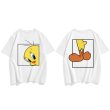 画像1: Tweety loose short sleeve T-shirt Looney Tunes ユニセックス男女兼用 ルーニー・テューンズ トゥイーティー 半袖Tシャツプルオーバ ー (1)