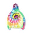 画像1:  rainbow tie dye smiley face print loose casual men and women OVERSIZE hooded sweater 　レインボータイダイスマイリーフェイスプリントルーズ フーディーパーカーユニセックス 男女兼用 (1)