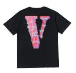 画像2: Globe big V print summer round neck short sleeve T-shirt  men and women    グローブビッグVプリント半袖Tシャツ ユニセックス 男女兼用 (2)