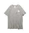 画像1: pocket middle finger cat  short sleeve T-shirt  men and women  ミドルフィンガーキャットオーバーサイズ半袖Tシャツ ユニセックス 男女兼用 (1)