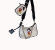 画像1: Mickey canvas bag shoulder Messenger bag　ミッキーマウスキャンバスショルダーメッセンジャーバッグ　 (1)