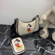 画像4: Mickey canvas bag shoulder Messenger bag　ミッキーマウスキャンバスショルダーメッセンジャーバッグ　 (4)