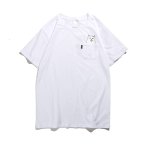 画像3: pocket middle finger cat  short sleeve T-shirt  men and women  ミドルフィンガーキャットオーバーサイズ半袖Tシャツ ユニセックス 男女兼用 (3)