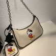 画像2: Mickey canvas bag shoulder Messenger bag　ミッキーマウスキャンバスショルダーメッセンジャーバッグ　 (2)