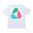 画像1: P-shaped triangle phantom short sleeve T-shirt  men and women 　　Pシェイプトライアングルファントムオーバーサイズ半袖Tシャツ ユニセックス 男女兼用 (1)