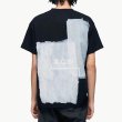 画像3: stucco paint black and white contrast printing short sleeve T-shirt  men and women  　ブラック&ホワイトコントラストプリントオーバーサイズ半袖Tシャツ ユニセックス 男女兼用 (3)