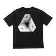 画像2: P-shaped triangle phantom short sleeve T-shirt  men and women 　　Pシェイプトライアングルファントムオーバーサイズ半袖Tシャツ ユニセックス 男女兼用 (2)