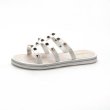 画像4: women's  Studs flat bottom rivet sandals 　スタッズ付きフラットサンダル　スリッパ 　 (4)