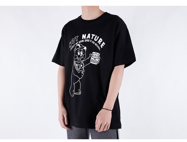 画像5: CAVEMPT NOT NSTURE bear  short sleeve T-shirt  men and women　CAVEMPT NOT NSTUREクマオーバーサイズ半袖Tシャツ ユニセックス 男女兼用 (5)