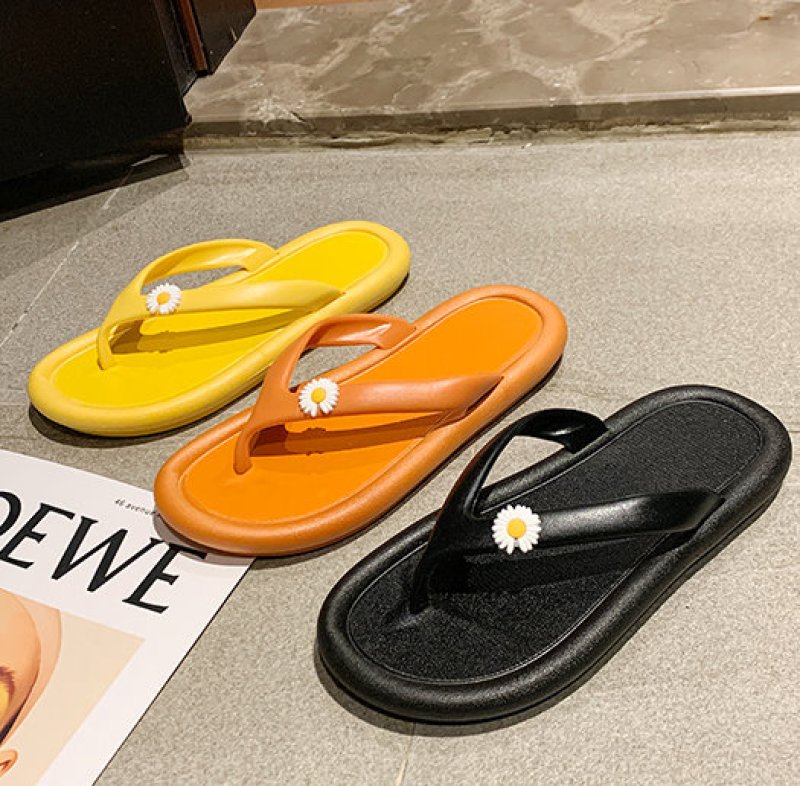 画像7: Women daisy &Smile fairy wind sponge cake thick bottom   sandals slippers  flip-flops slippers デイジー&スマイルスポンジケーキ厚底フラットサンダル シャワーサンダル フリップフロップ  (7)