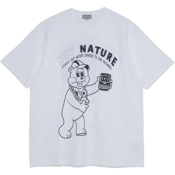 画像1: CAVEMPT NOT NSTURE bear  short sleeve T-shirt  men and women　CAVEMPT NOT NSTUREクマオーバーサイズ半袖Tシャツ ユニセックス 男女兼用 (1)