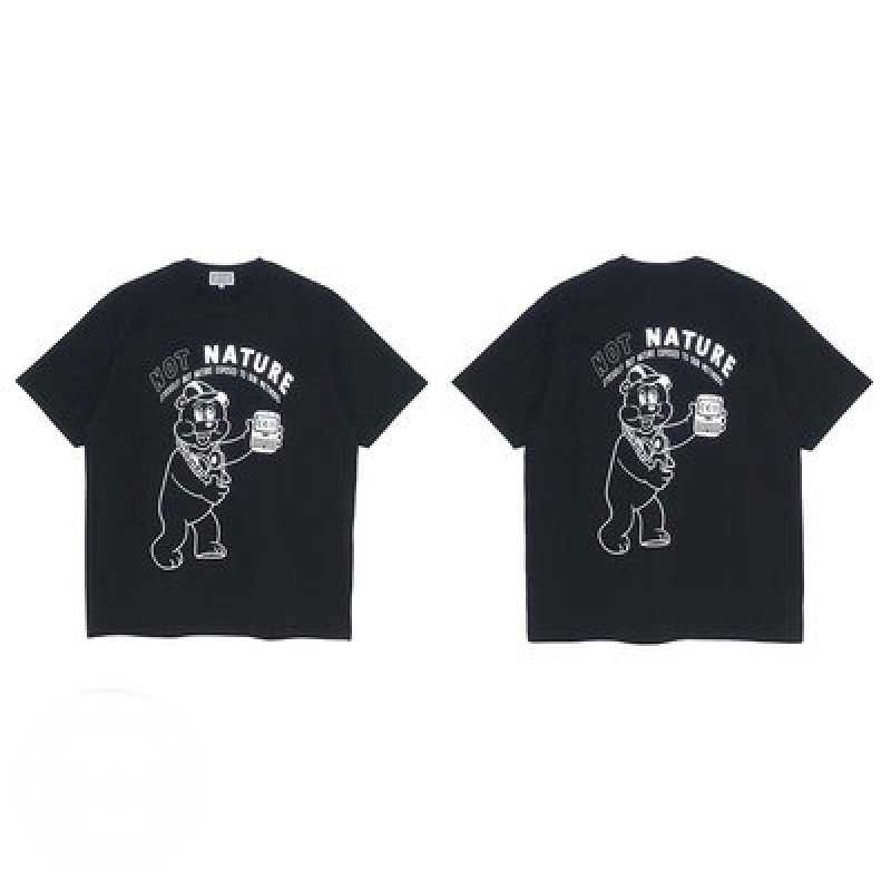 画像8: CAVEMPT NOT NSTURE bear  short sleeve T-shirt  men and women CAVEMPT NOT NSTUREクマオーバーサイズ半袖Tシャツ ユニセックス 男女兼用 (8)