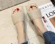 画像5: Women  Mesh square head flat sandals flip-flops 　レザーメッシュフラットサンダル　スリッパ　　　　　　　　　　　　　　　　　　　　　　　　　　　　　　　　　　　　　　　　　　　　　　　　　　　　　　　　　　　　　　　　　　　　　　　　　　　　　　 (5)