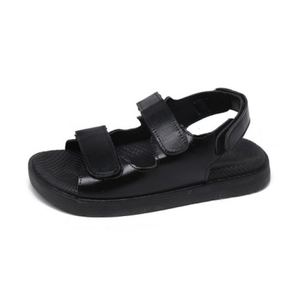 画像1: Women  Velcro flat  sports sandals bottom sponge cake thick bottom   　フラットベルクロサンダル シャワーサンダル　フリップフロップ　 (1)