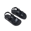 画像3: Women  Velcro flat  sports sandals bottom sponge cake thick bottom   　フラットベルクロサンダル シャワーサンダル　フリップフロップ　 (3)