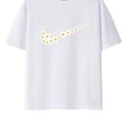 画像2: Unisex swoosh  Daisy Print tshirt   デイジープリントユニセックス 男女兼用 ラウンド ネック 半袖Tシャツ (2)