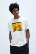 画像2: Unisex Men's Snoopy tshirt  ユニセックス 男女兼用  スヌーピーコミックラウンドネックルーズ半袖Tシャツ (2)