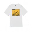 画像1: Unisex Men's Snoopy tshirt  ユニセックス 男女兼用  スヌーピーコミックラウンドネックルーズ半袖Tシャツ (1)