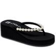 画像5: Women platform pearl sandals  　パール付サンダル シャワーサンダル　フリップフロップ　 (5)