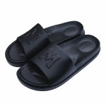 画像1: M logo soft bottom flat  flip flops  sandals slipper unisex  　男女兼用ユニセックスフラットソフトボトムフリップフロップサンダルシャワーサンダル ビーチサンダル　 (1)