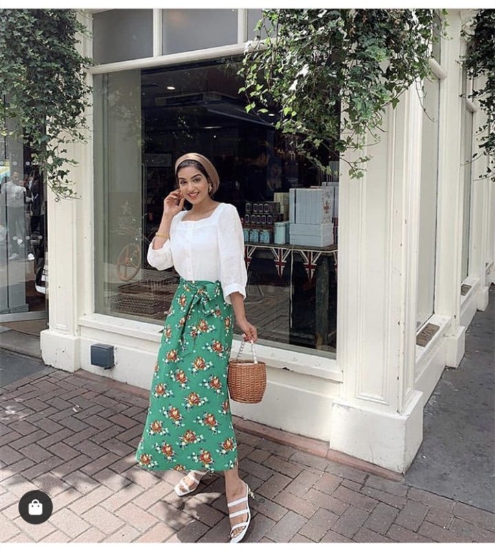 画像6: Pearl handle small basket handbag tote bag   パール真珠ハンドルスモールトートかご籠バッグ (6)