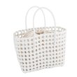 画像3: Super practical woven basket handbag tote bag　　　エコ編み込みメッシュトートかご籠バッグ (3)