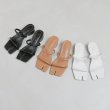 画像4: Women flat bottom open-toe  split toe wear  leather sandals and slippers フラットスプリットトゥサンダル　スリッパ  (4)