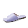 画像6: Women flat bottom open-toe square scalp leather sandals and slipper  フラットオープントゥスクエアサンダル　スリッパ  (6)