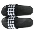 画像1: Unisex check pattern damier shower sandals　男女兼用ユニセックスフラットソフトボトムダミエ格子柄フリップフロップサンダルシャワーサンダル ビーチサンダル　 (1)