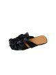 画像2: Women flat  bowknot  leather French half slippers baotou mules sandals 　フラットボウ リボン蝶結びサンダル　ミュール　スリッパ  (2)