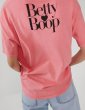 画像4: Women's Betty doll alphabet pattern printed T-shirt 　ベティアルファベットパターンプリント半袖Tシャツ　 (4)