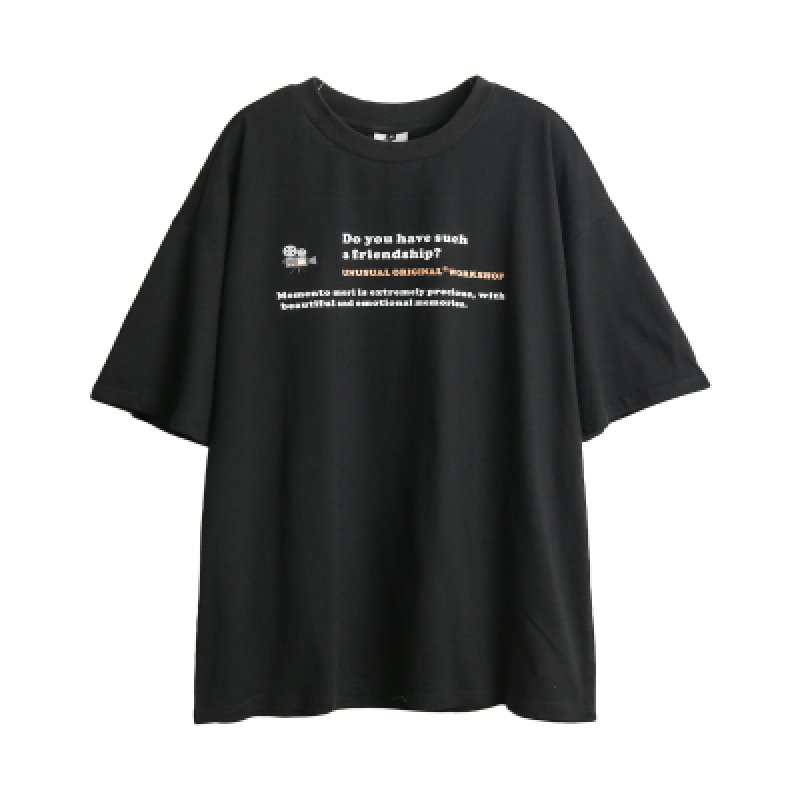 画像3:  TOM & JERRY  half sleeve anime tshirts オーバーサイズ ユニセックス 男女兼用 トムとジェリー プリントムービー 5部袖Tシャツ (3)