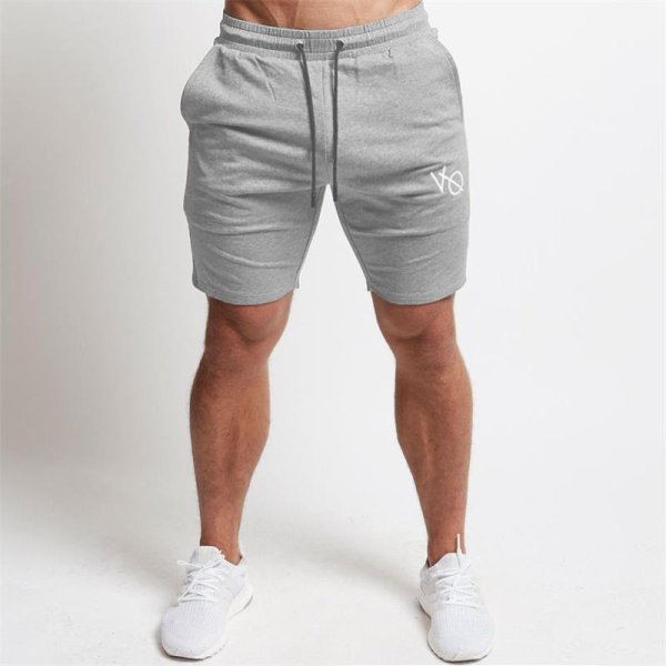画像1: Unisex Men's  men's casual five-point half  sports pants  ユニセックス 男女兼用スウェットレイヤードハーフパンツ (1)