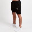 画像6: Unisex Men's  men's casual five-point half  sports pants  ユニセックス 男女兼用スウェットレイヤードハーフパンツ (6)