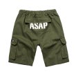 画像1: Unisex Men's military green casual pants  five-point half  pants  ユニセックス 男女兼用ミリタリーハーフパンツ (1)