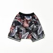 画像6: Unisex Men's  Hawaiian beach pants floral loose shift shorts　ユニセックス 男女兼用ハワイアンビーチパンツフローラルルーズシフトショーツ (6)