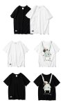 画像3: dog anime print short sleeve T-shirt  オーバーサイズ ユニセックス 男女兼用ドックプリントTシャツ (3)