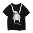 画像2: dog anime print short sleeve T-shirt  オーバーサイズ ユニセックス 男女兼用ドックプリントTシャツ (2)