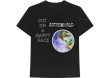 画像1: TravisScottAstroworldHappyFaceTee short sleeve T-shirt  オーバーサイズ ユニセックス 男女兼用ワールドハッピーフェイスティープリントTシャツ (1)