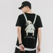 画像5: dog anime print short sleeve T-shirt  オーバーサイズ ユニセックス 男女兼用ドックプリントTシャツ (5)
